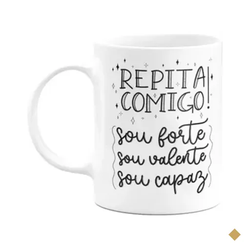 Caneca Motivação - Repita Comigo - 325ml