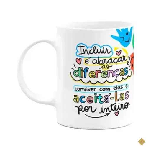 Caneca Professores - Incluir É Abraçar As Diferenças - M2