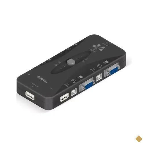 Comtac Switch KVM 4 Portas C/ Cabos