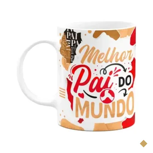 Caneca Dos Pais - Melhor Pai Do Mundo - M3 - 325ml