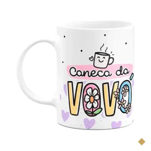 Caneca Avós - Caneca Da Vovó - M2 - 325ml - Branca