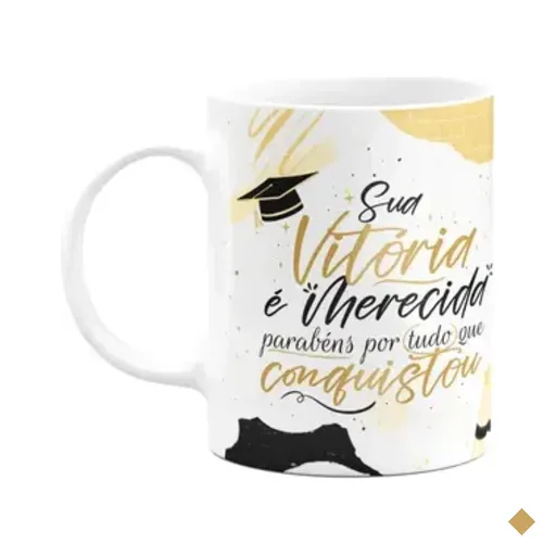 Caneca Formatura - Sua Vitória É Merecida - M3