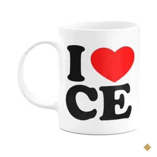 Caneca I Love Ce - Ceará - 325ml - Branca