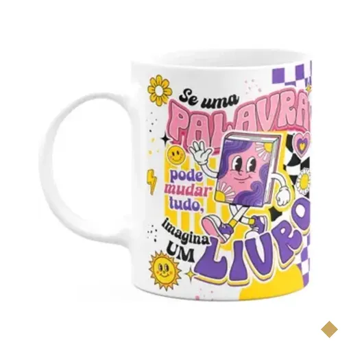 Caneca Divertida Vibes - Se Uma Palavra Pode Mudar Tudo...