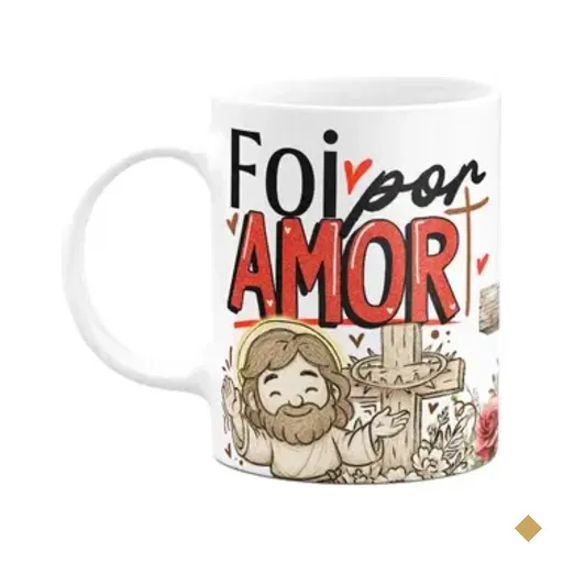 Caneca Da Páscoa - Foi Por Amor - 325ml