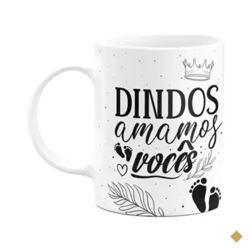 Caneca De Dindos - Dindos, Amamos Vocês! M2