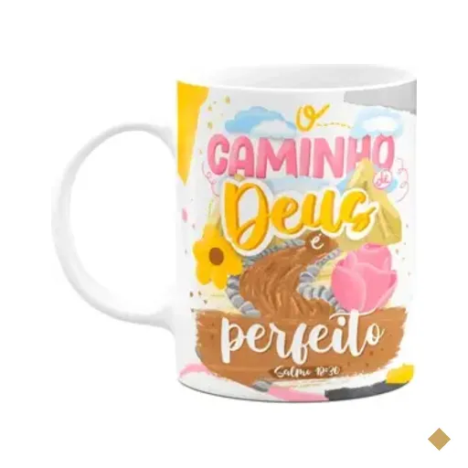 Caneca Salmo 18:30 - O Caminho De Deus É Perfeito - M2