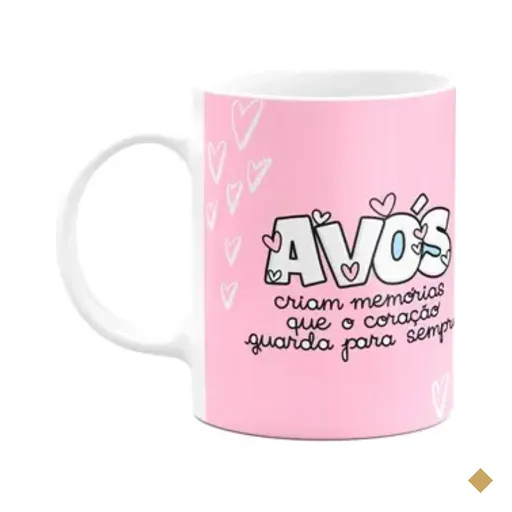 Caneca Avós - Memórias Que O Coração Guarda Para Sempre