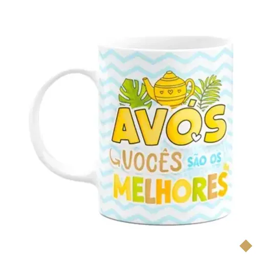 Caneca Dos Avós - Avós Vocês São Os Melhores - 325ml