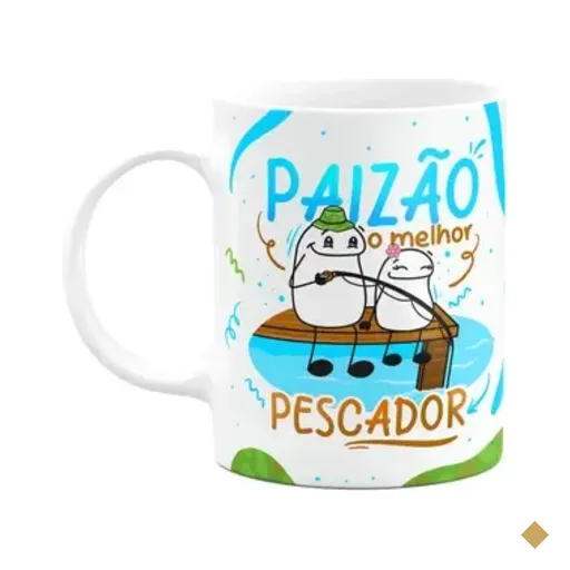 Caneca Flork Pais - O Melhor Pescador - Pai De Menina