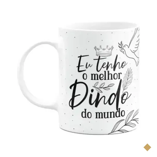 Caneca De Dindos - Eu Tenho O Melhor Dindo Do Mundo - M2
