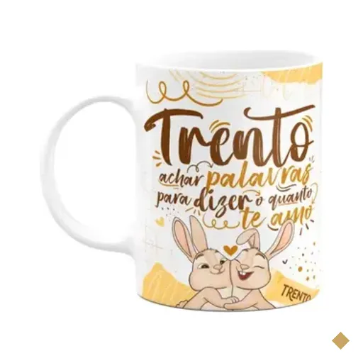 Caneca Páscoa Doce - Trento Achar Palavras - 325ml