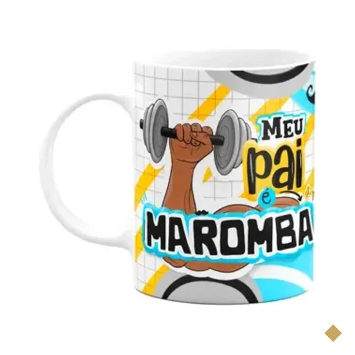 Caneca Dos Pais - Meu Pai Maromba - M2 - 325ml