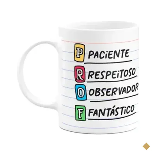 Caneca Professor - Paciente Respeitoso Observador Fantástico