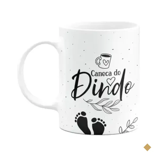 Caneca De Dindos - Caneca Do Dindo - M2 - 325ml