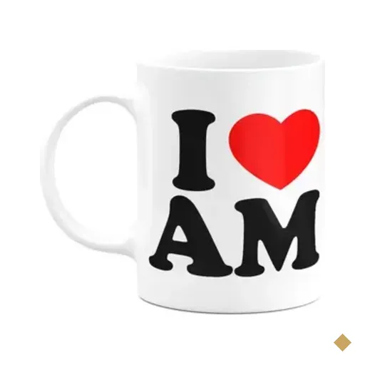 Caneca I Love Am - Amazonas - 325ml - Branca