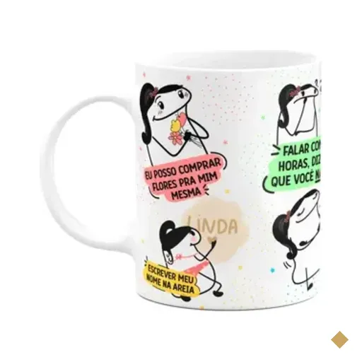 Caneca Flork Girls - Eu Posso, Você Pode!