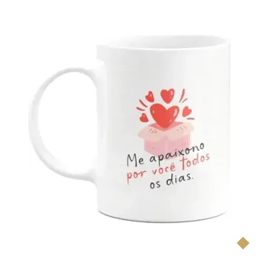 Caneca Namorados - Me Apaixono Por Você Todos Os Dias - Lv2