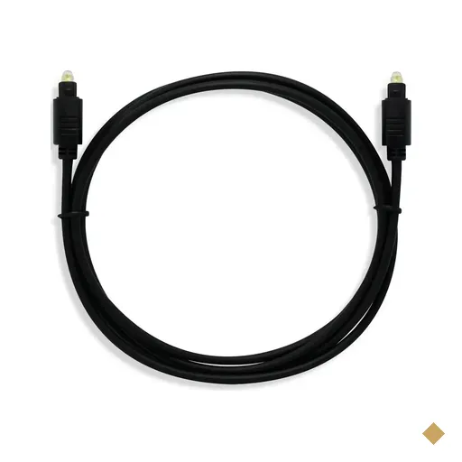 Cabo de Áudio Óptico Toslink 1,8m Preto - Multilaser
