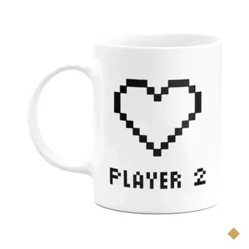 Caneca Namorados Gamer - Player 2 - 325ml