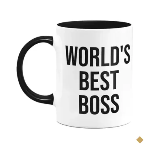 Caneca World's Best Boss - The Office - D-black