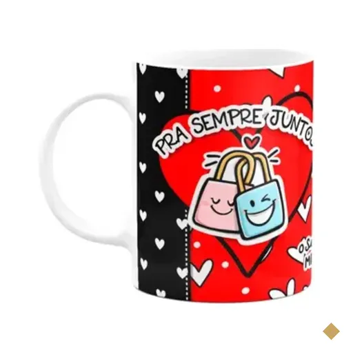 Caneca Namorados - Pra Sempre Juntos! Vamos Falar De Amor?