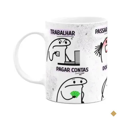 Caneca Flork - Essa É A Vida Adulta - 325ml