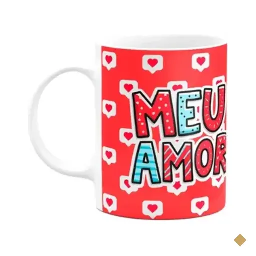 Caneca Namorados - Meu Amor, Te Amo! Notifications - M2