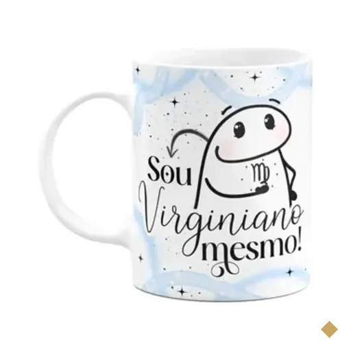 Caneca Flork Signos Virgem - Sou Virginiano Mesmo