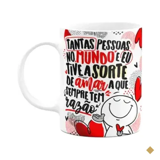 Caneca Funny Namorados - A Que Sempre Tem Razão
