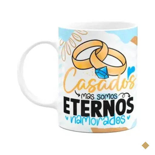 Caneca Namorados - Eu Não Vivo Sem Você - 325ml