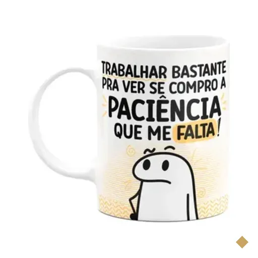Caneca Flork - A Paciência Que Me Falta - 325ml