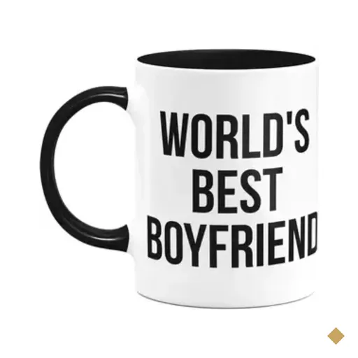 Caneca World's Best Boyfriend - The Office - D-black