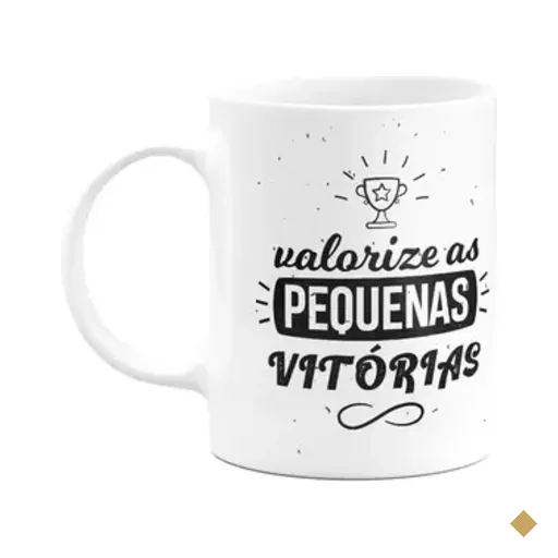 Caneca Motivação - Valorize As Pequenas Vitórias