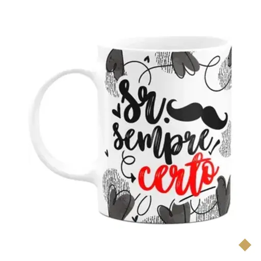 Caneca Namorados - Sr Sempre Certo - M2 - 325ml
