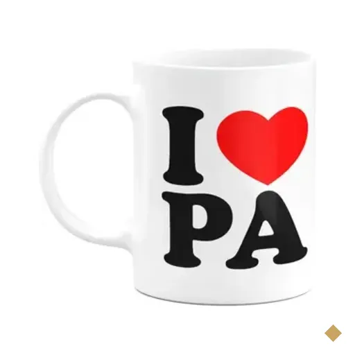 Caneca I Love Pa - Pará - 325ml - Branca