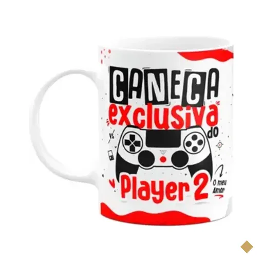 Caneca Namorados Gamer - Caneca Exclusiva Do Player 2