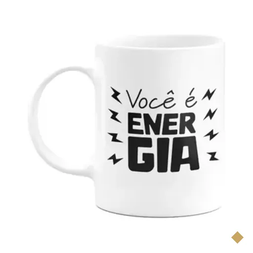 Caneca Motivação - Você É Energia - 325ml