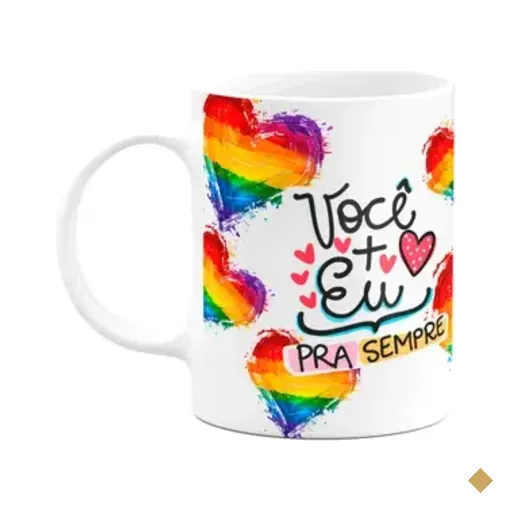 Caneca Namorados - Você + Eu Pra Sempre - Lgbt