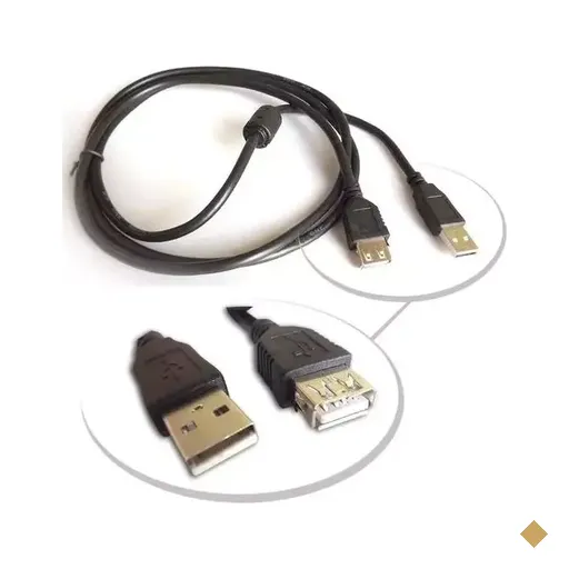 Cabo Extensor USB 2.0 AM/AF 1.8m com Filtro - Empire