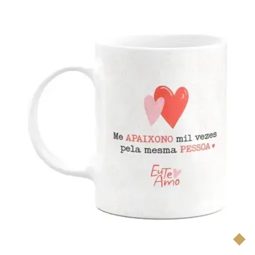 Caneca Namorados - Me Apaixono Mil Vezes Pela Mesma Pessoa