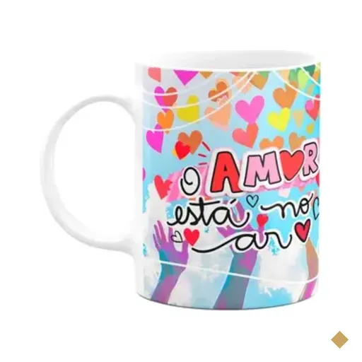 Caneca Namorados - O Amor Está No Ar! Te Amo! M2