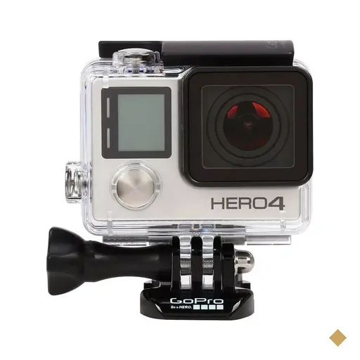 GoPro Hero 4 Silver 12MP - Tela LCD Touch - 4K 15fps