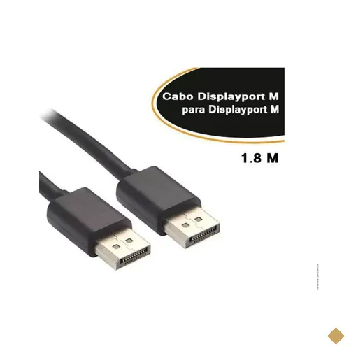 Cabo DisplayPort M/M 1,8m Preto - Empire 