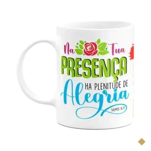 Caneca Religiosa Ore - Na Tua Presença Há Plenitude