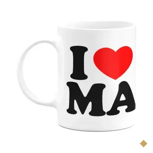 Caneca I Love Ma - Maranhão - 325ml - Branca