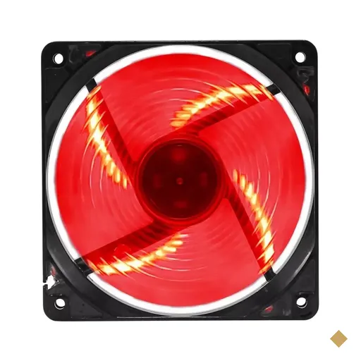 Pixxo G-Fire Series 120mm LED Vermelho Fan