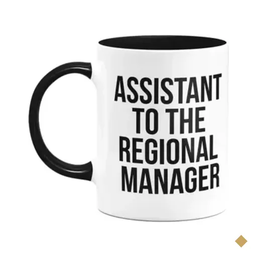 Caneca Assistant To The Regional Manager The Office D-black