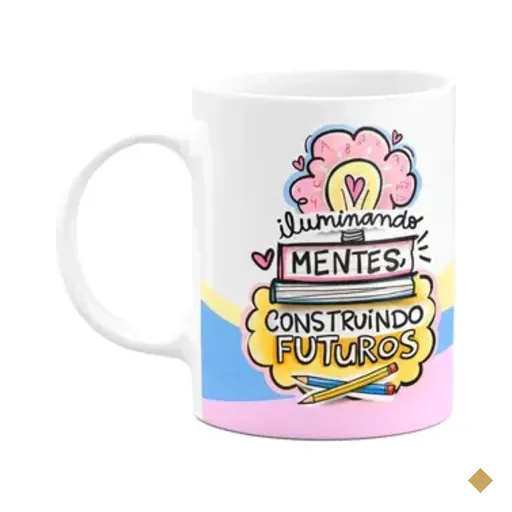 Caneca Professores - Iluminando Mentes, Construindo Futuros