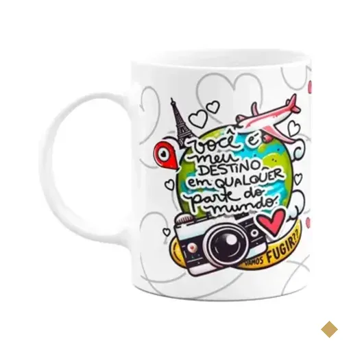 Caneca Namorados - Vc É Meu Destino Em Qualquer Parte - M2